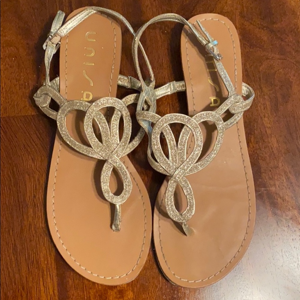 Cute Gold Sandals size 7.5